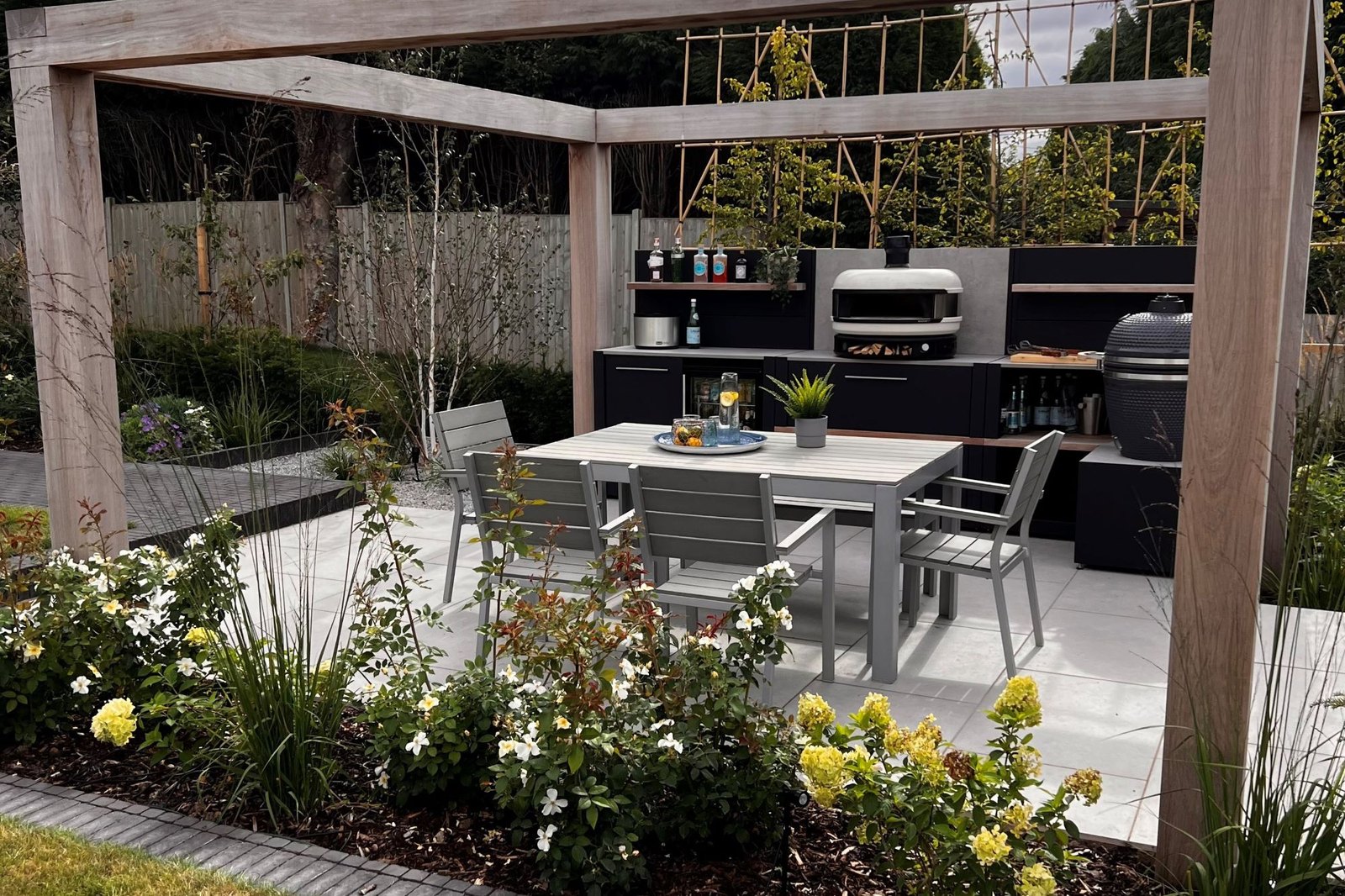 Indicative outdoor living at The Residences, Bray